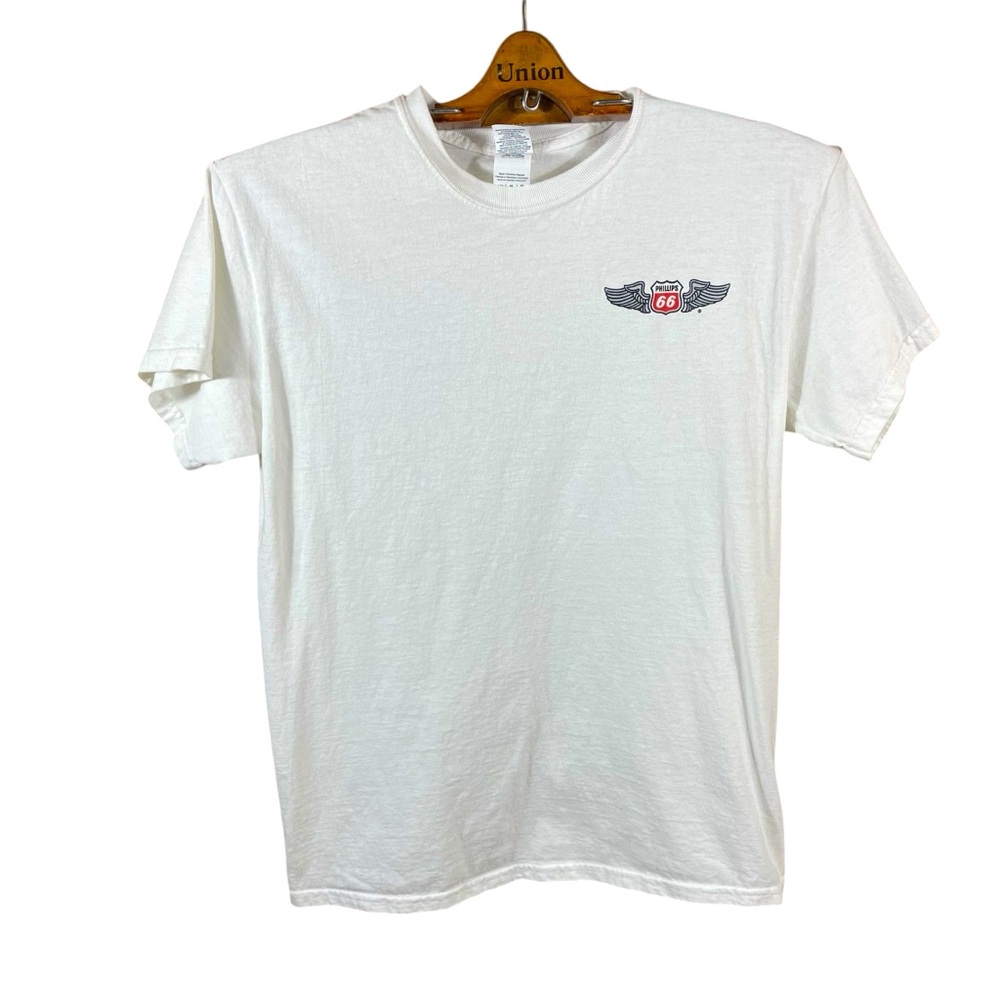 Phillips 66 Men’s/ Unisex Double Sided Graphic Short Sleeve T-Shirt Size M